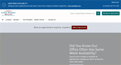Desktop Screenshot of capitalregionalmc.com